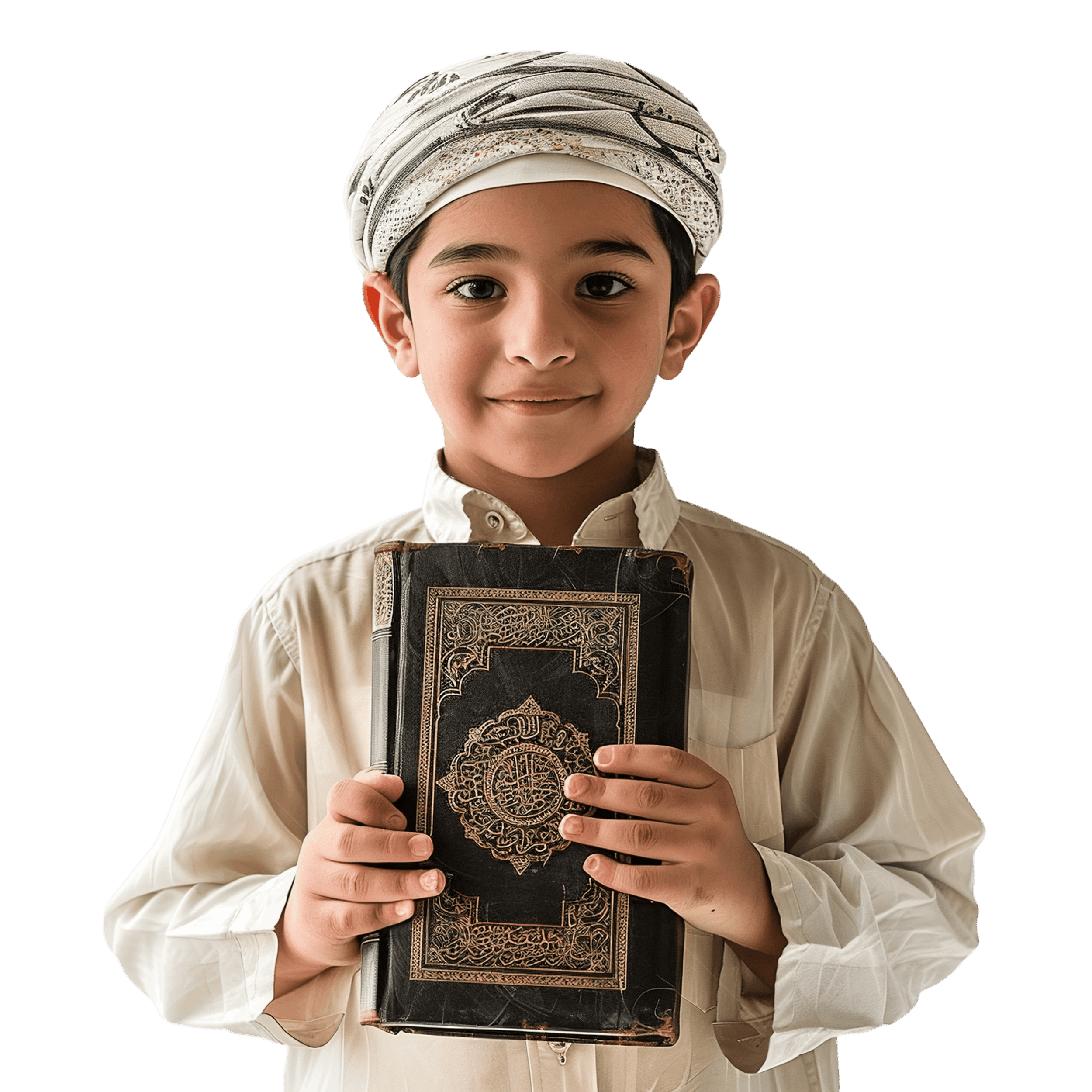Child learning Quran